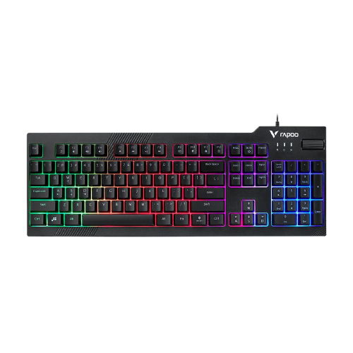 كيبورد كيمنك سلكي رابو موديل VPRO V50S اضائة RGB لون اسود