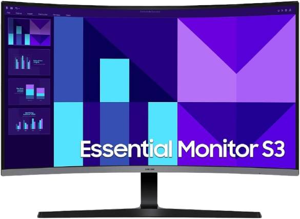شاشة سامسونج 32 بوصة LS32D392 100 هرتز FHD 4 مللي ثانية منحنية VA