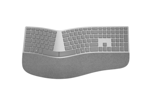  كيبورد مايكروسوفت بلوتوث اللاسلكي المريح (Ergonomic ) موديل 3RA-00001، اللون الرمادي