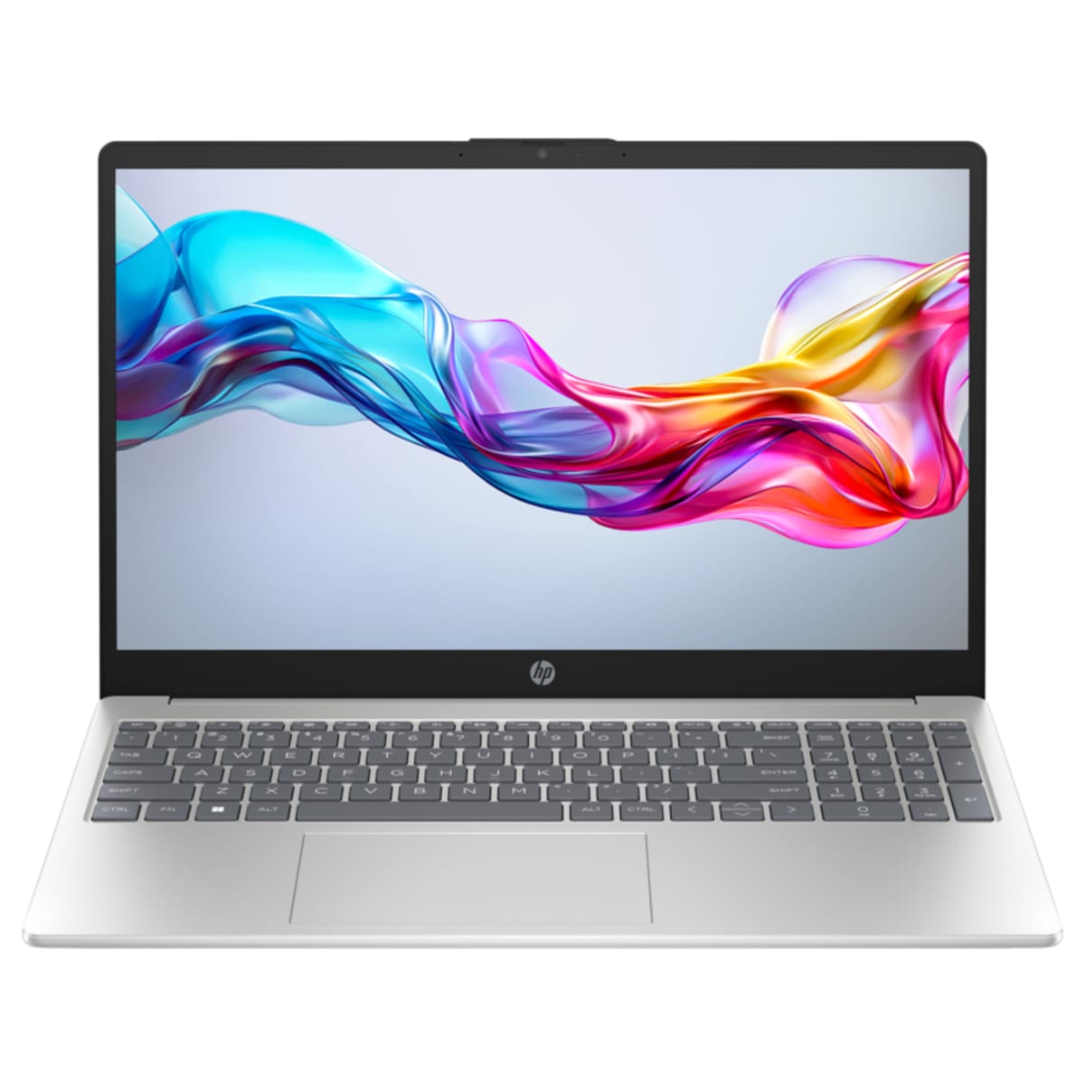لابتوب HP 15 معالج Intel Core i3-N305 ، رام 8GB، تخزين 128GB UFS، لون فضي طبيعي
