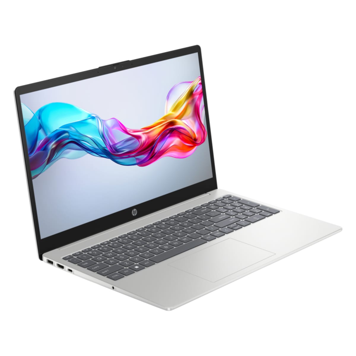 لابتوب HP 15 معالج Intel Core i3-N305 ، رام 8GB، تخزين 128GB UFS، لون فضي طبيعي