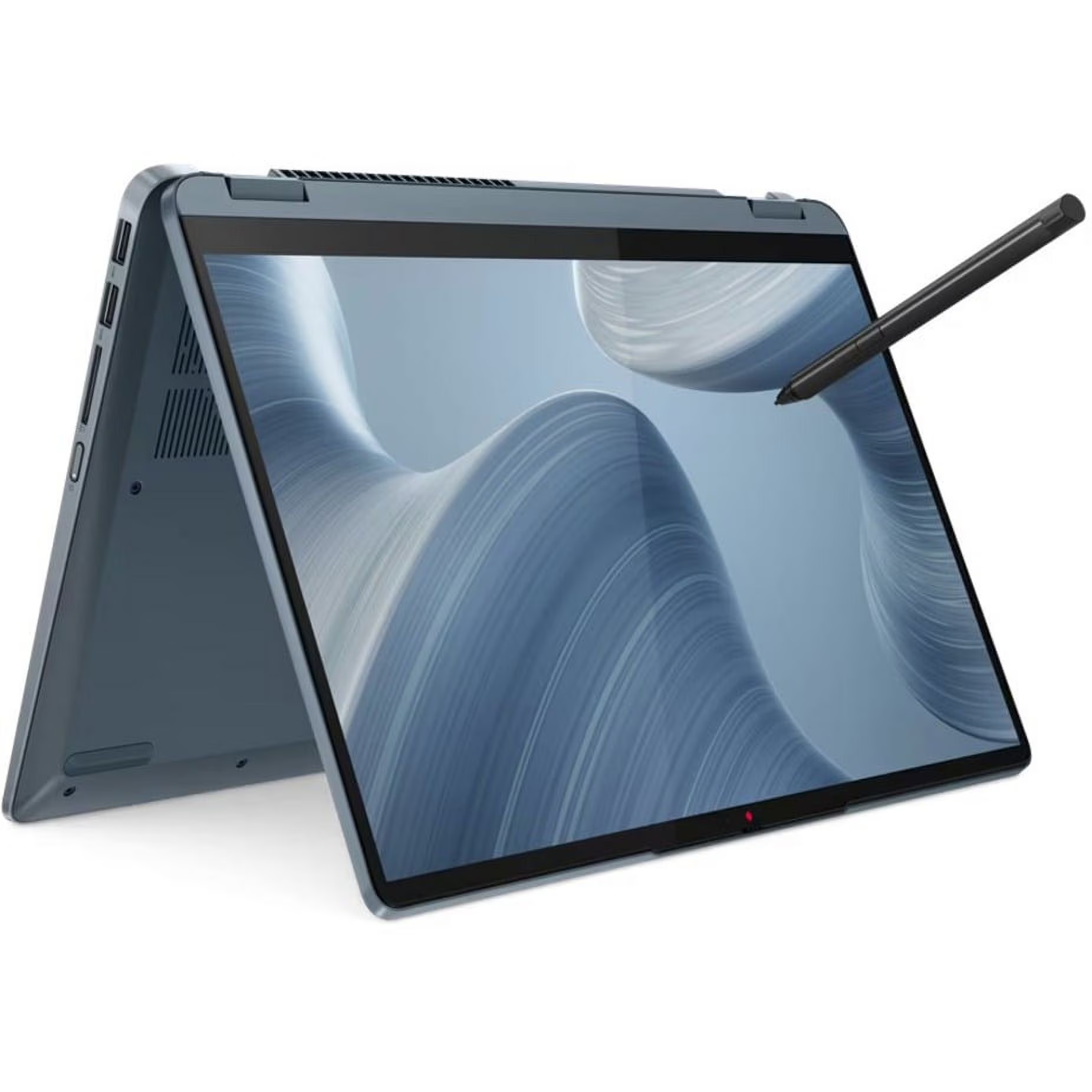 لينوفو فليكس 7 موديل 14IAU7 – حاسوب محمول بمعالج إنتل كور i7-1255U، ذاكرة RAM بسعة 16 جيجابايت، وحدة تخزين SSD بسعة 512 جيجابايت، وشاشة لمس (Touchscreen) مقاس 14 بوصة.